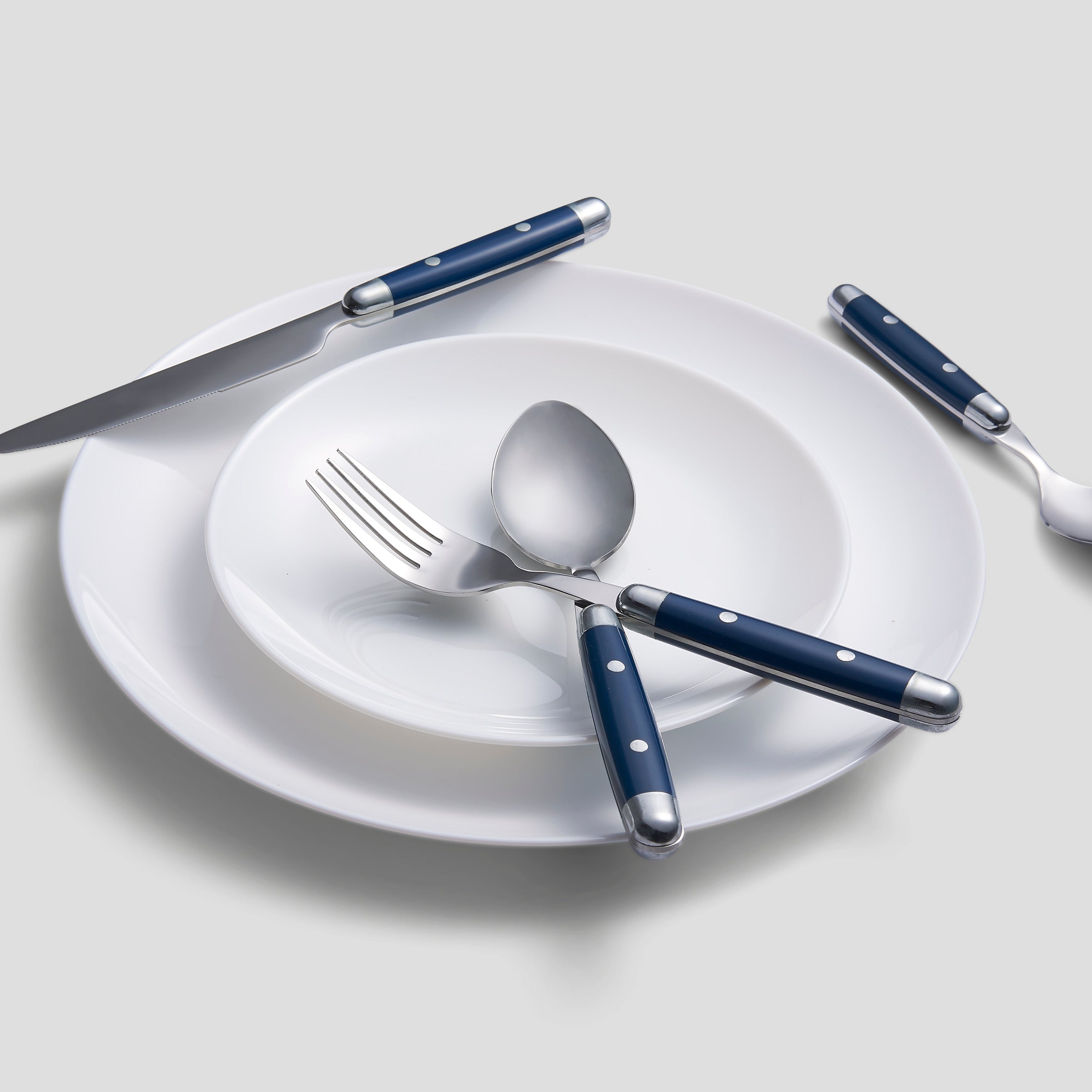 Lenox Heritage Lenox Heritage Jubilee Blue 16-Piece Flatware Set - Image 2