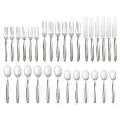 Alternative view of Lenox Heritage Lenox Heritage Tidal Frosted 30-Piece Flatware Set