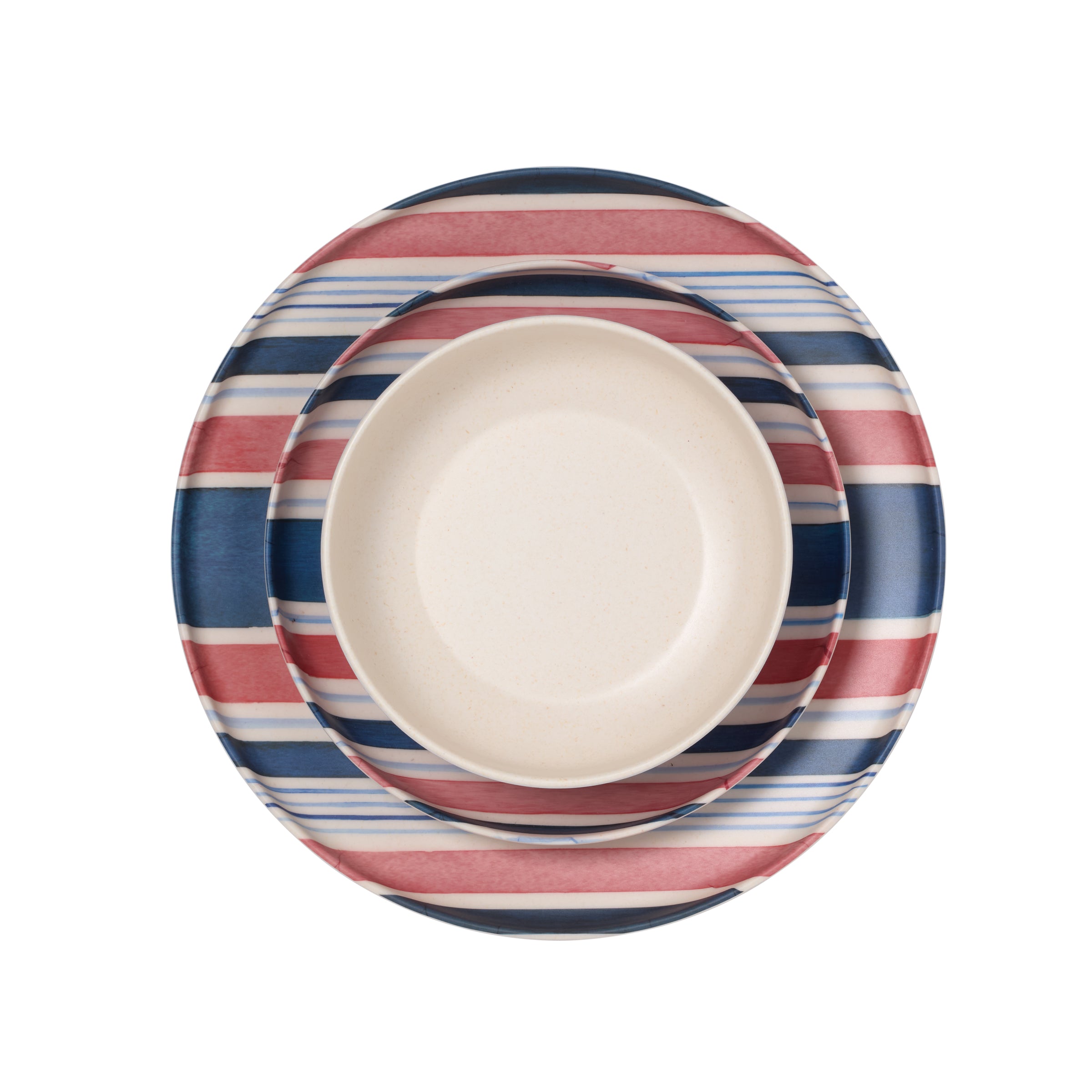 Lenox Heritage Lenox Heritage 24 Seven Melamine Stripe 12-Piece Dinnerware Set - Image 12