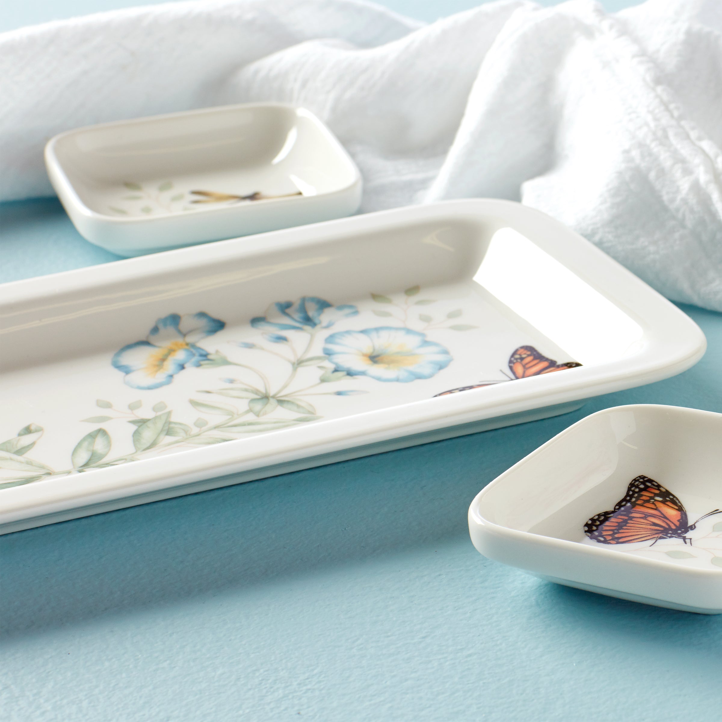 Lenox Heritage Lenox Heritage Butterfly Meadow Sushi Plate & Bowls - Image 3
