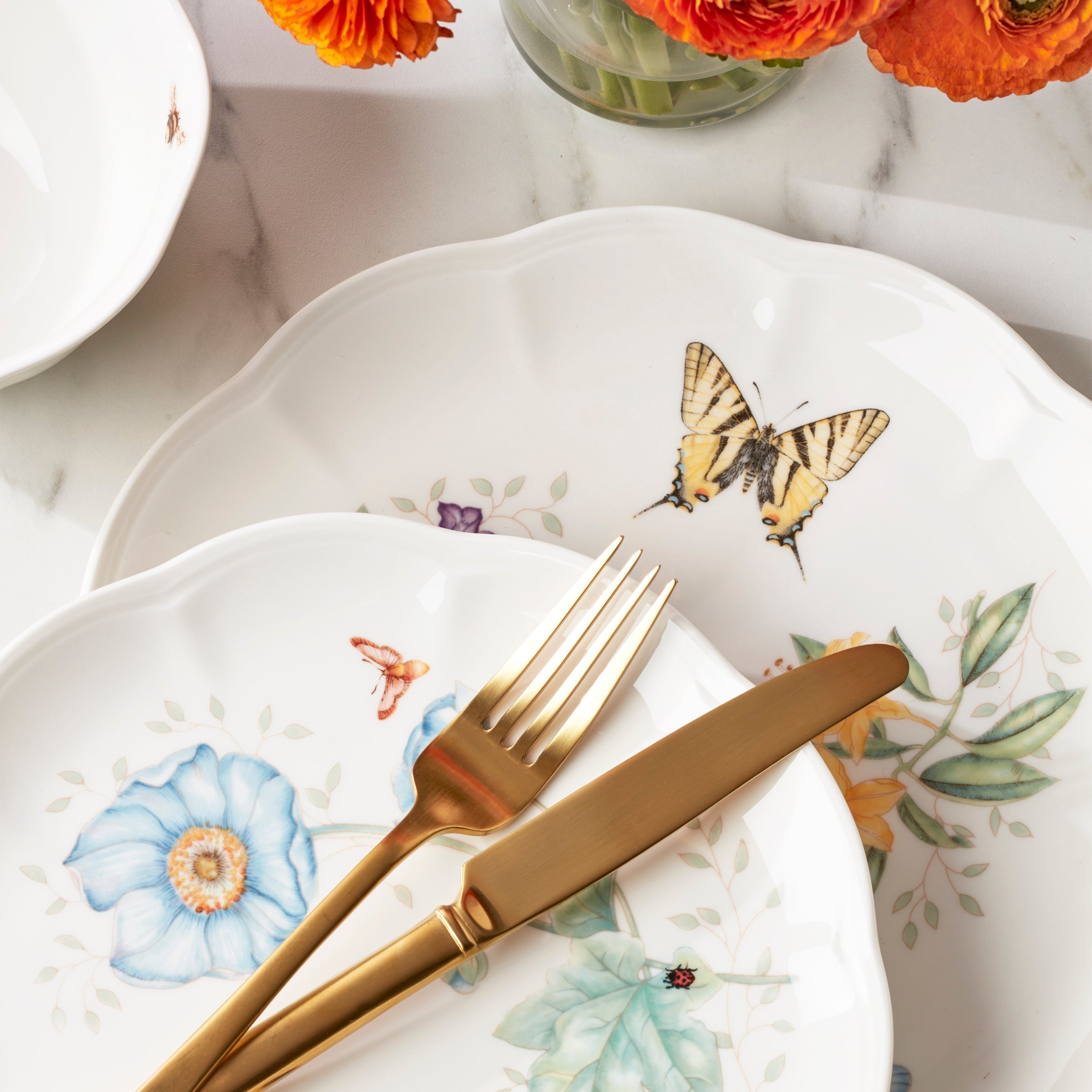 Lenox Heritage Lenox Heritage Butterfly Meadow 24-Piece Dinnerware Set - Image 3