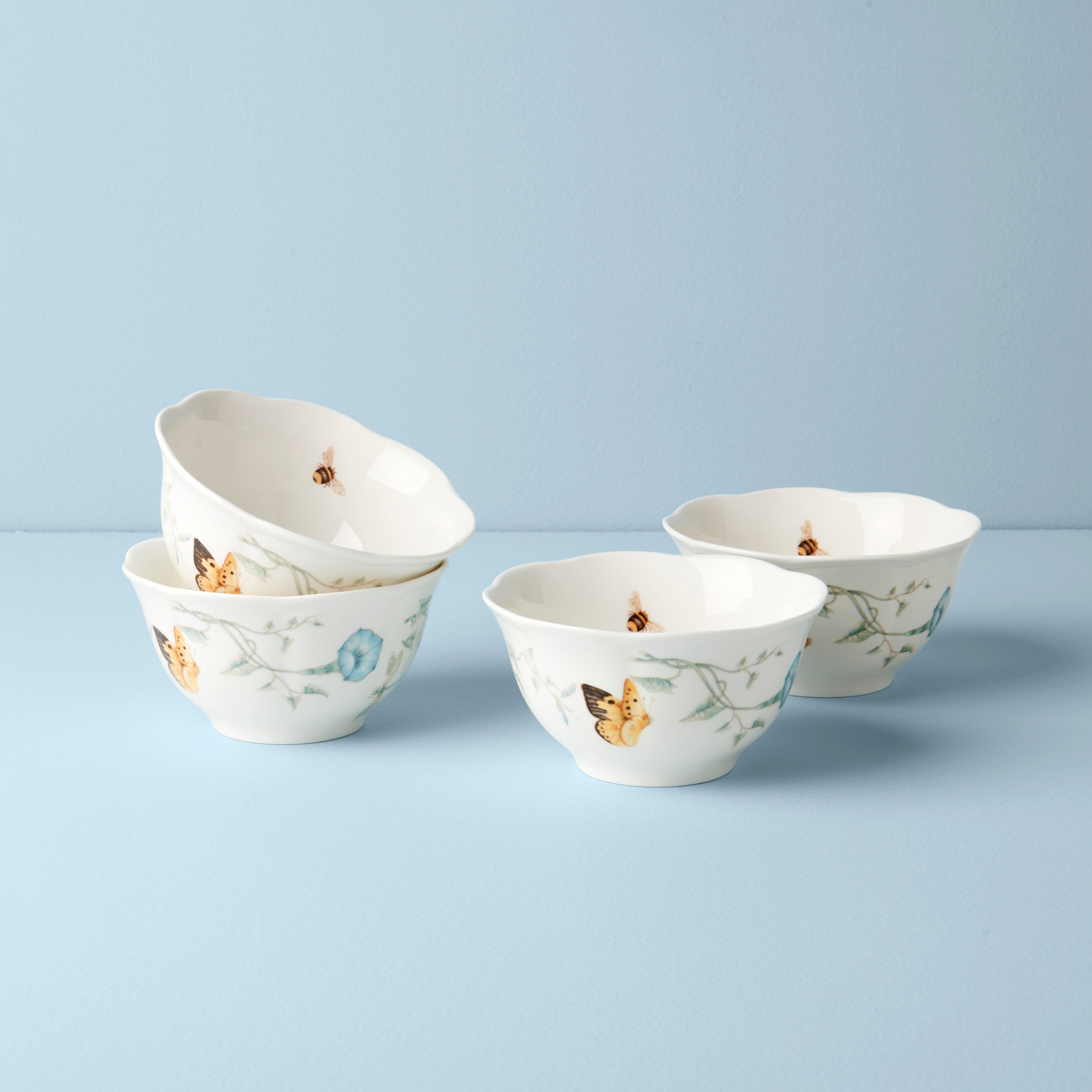 Lenox Heritage Lenox Heritage Butterfly Meadow Rice Bowls, Set of 4