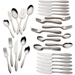 Alternative view of Lenox Heritage Lenox Heritage Sculpt 65-Piece Flatware Set