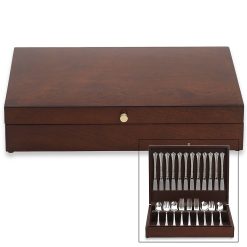 Lenox Heritage Lenox Heritage Eureka Mahogany Brown Flatware Chest