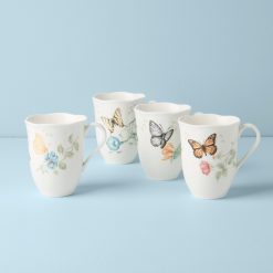 Lenox Heritage Lenox Heritage Butterfly Meadow Mugs, Set of 4