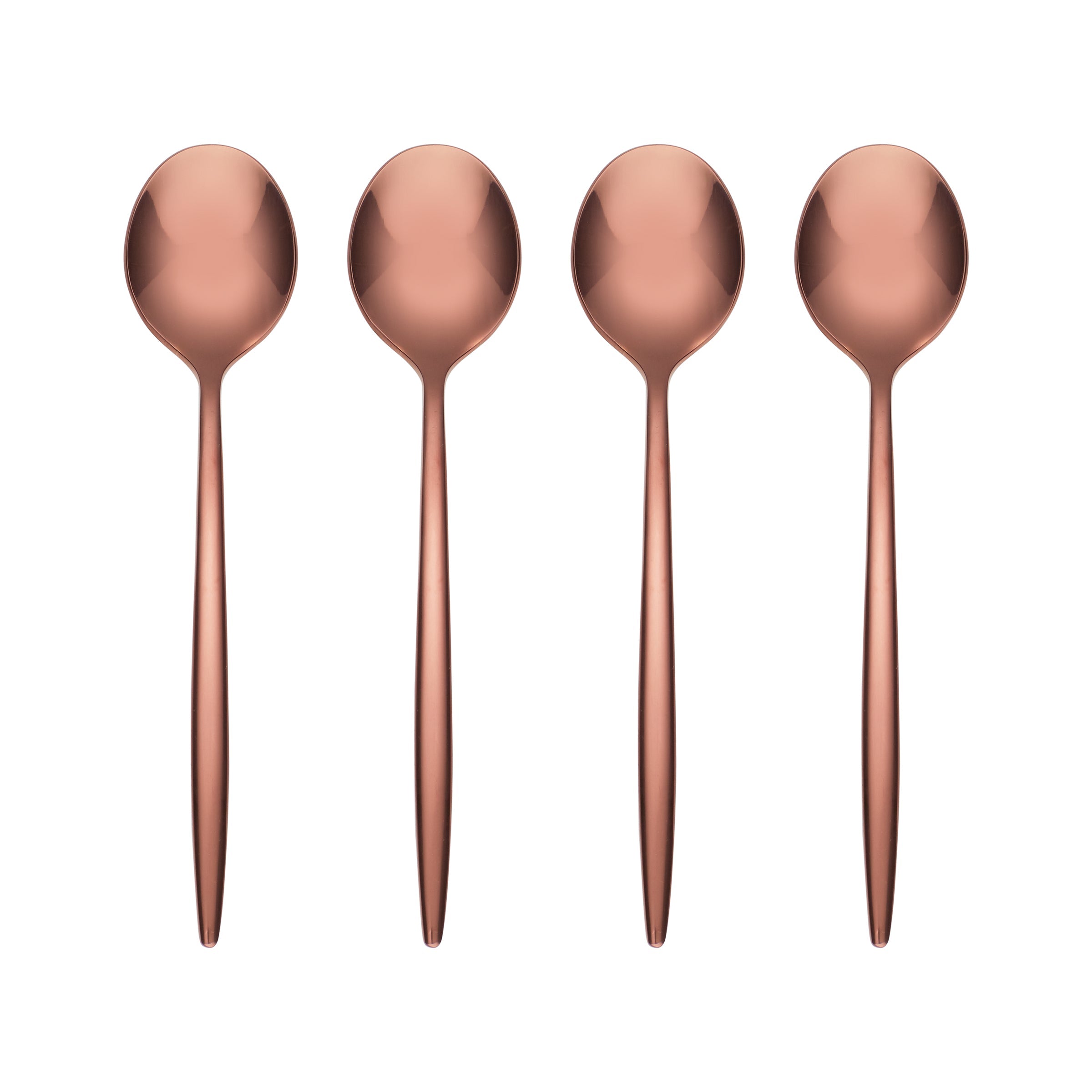 Lenox Heritage Lenox Heritage Gaze Copper Mirror Demitasse Spoons, Set of 4