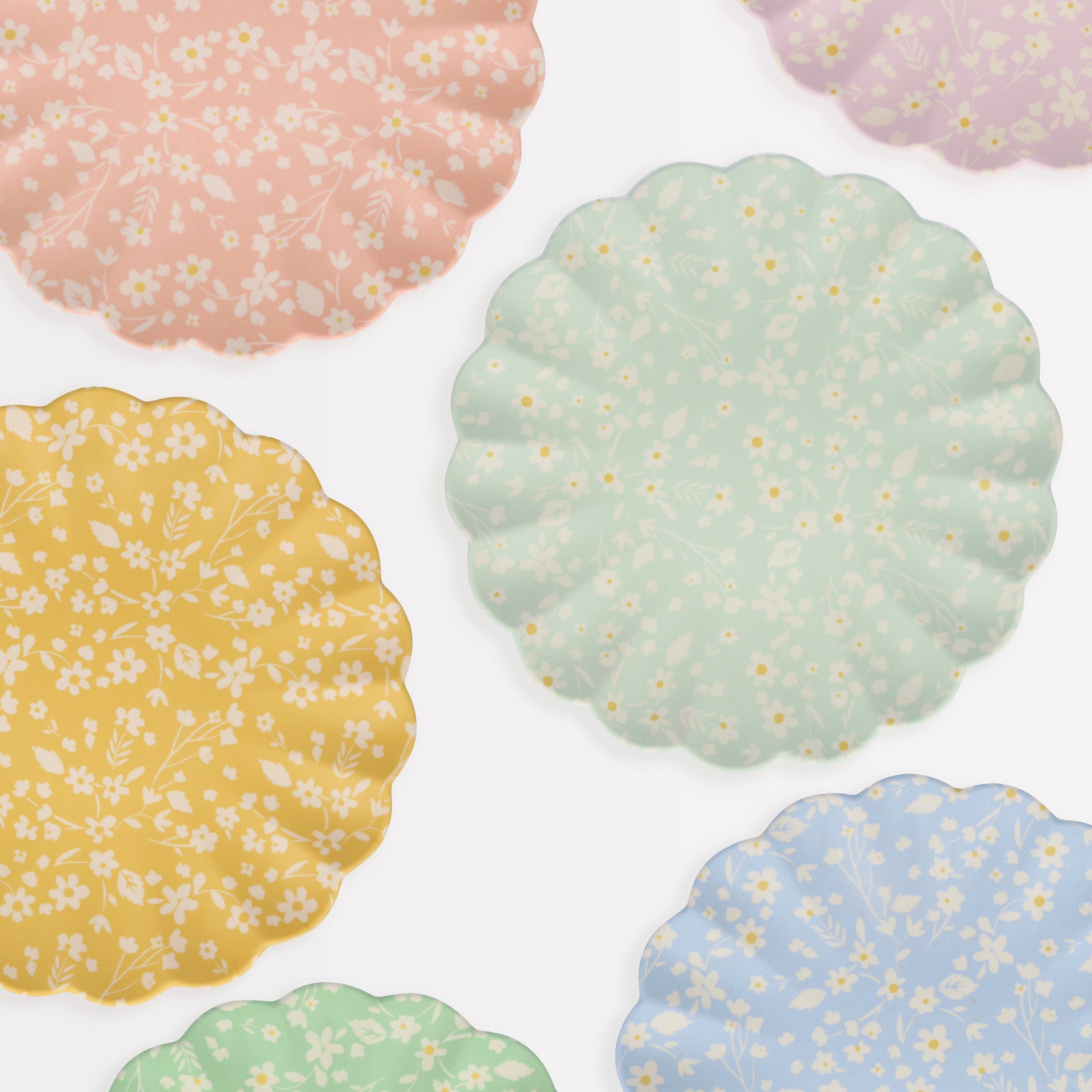 Lenox Heritage Lenox Heritage Floral Assorted Bamboo Large Plates, Set of 6 - Image 2