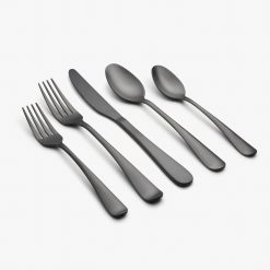 Lenox Heritage Lenox Heritage Rhiannon Black Satin 45-Piece Flatware Set