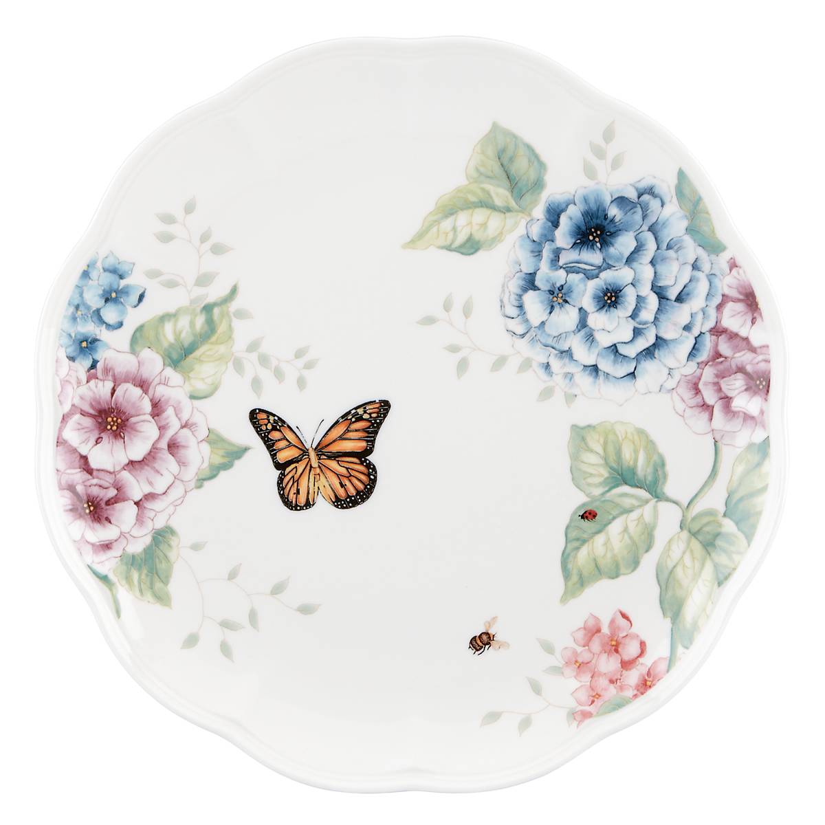 Lenox Heritage Lenox Heritage Butterfly Meadow Hydrangea 12-Piece Dinnerware Set - Image 3