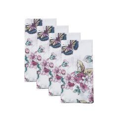 Lenox Heritage Lenox Heritage Butterfly Meadow Floral Dinner Napkins, Set of 4