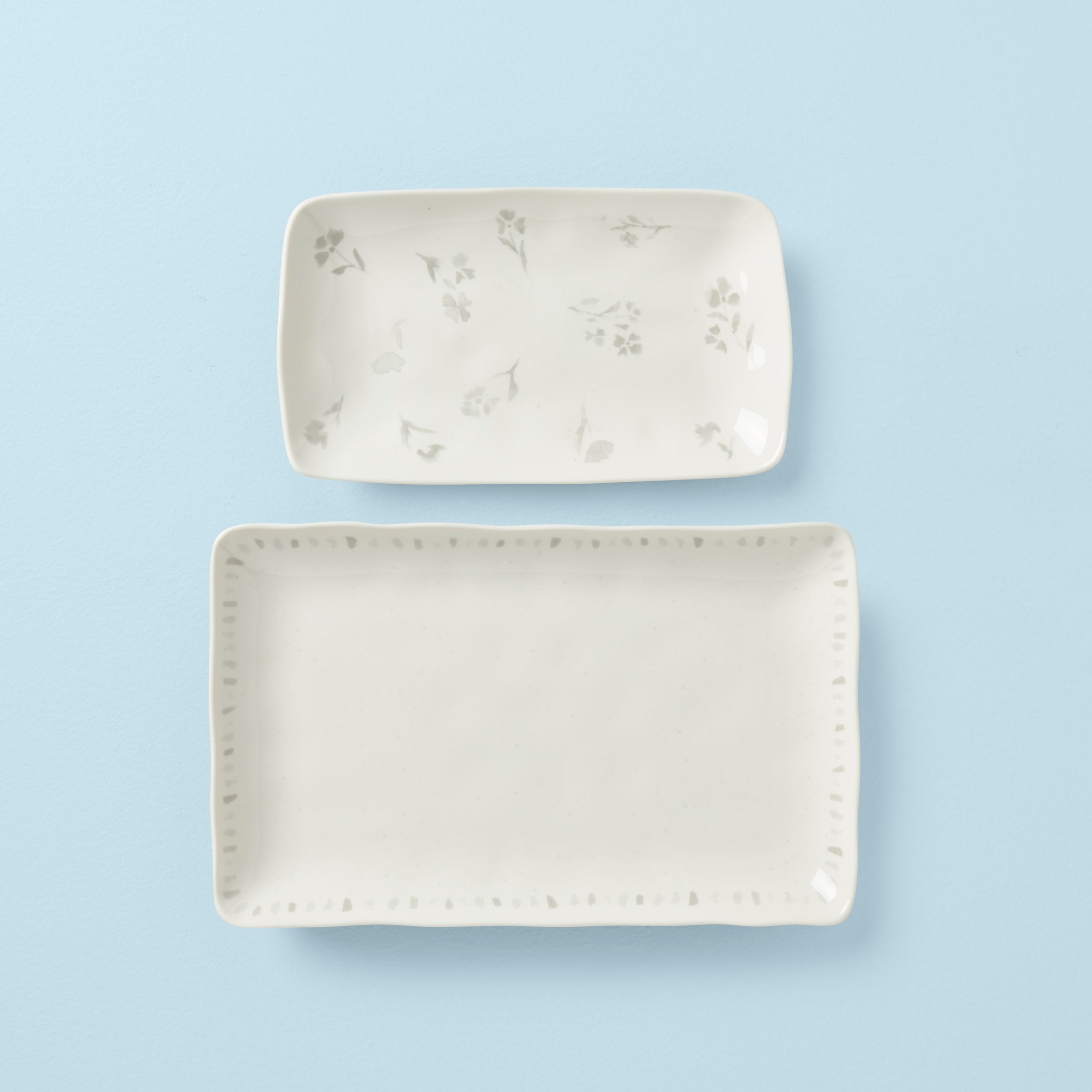 Lenox Heritage Lenox Heritage Oyster Bay 2-Piece Nesting Serving Platters - Image 2