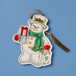 Lenox Heritage Lenox Heritage Shopping Snowman Ornament