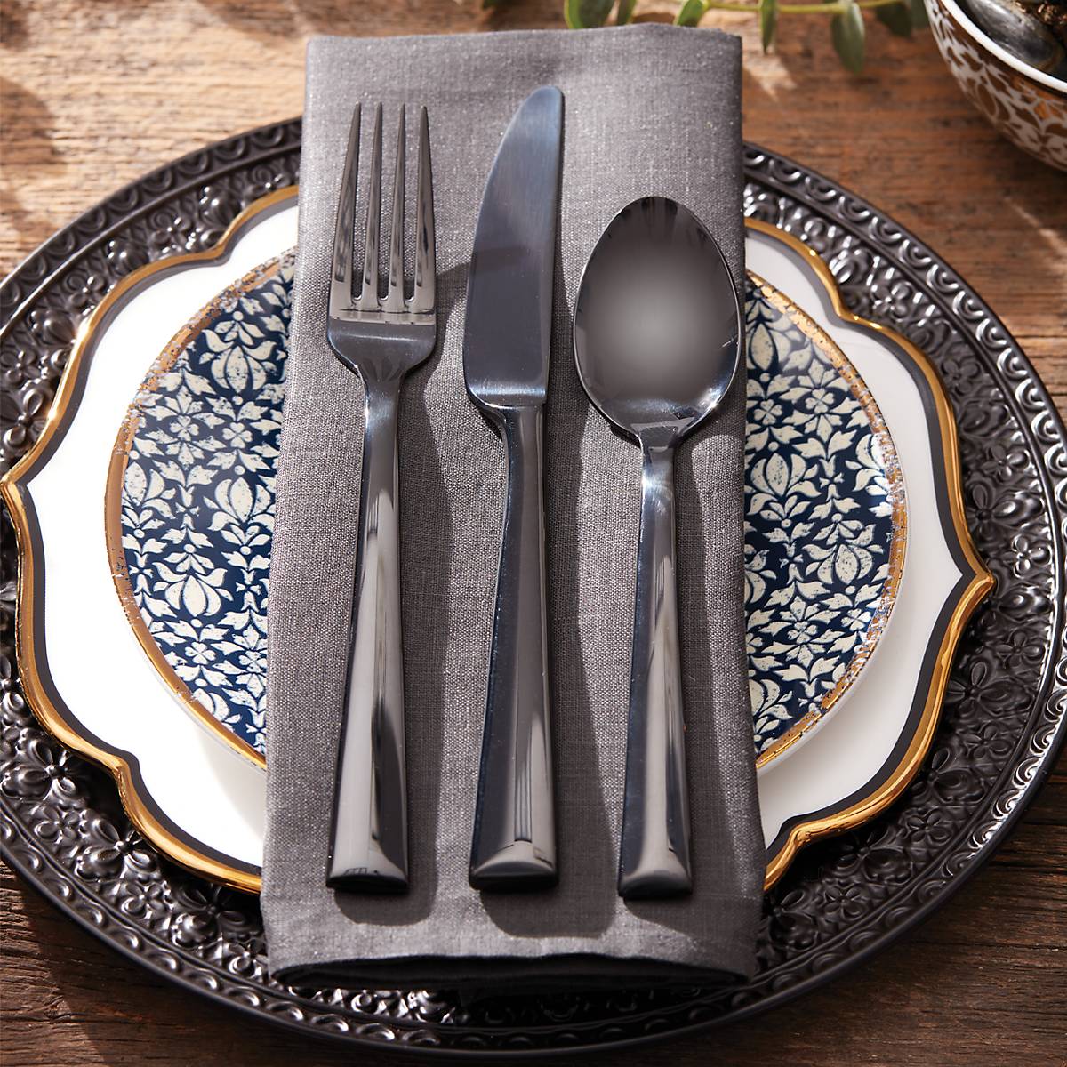 Lenox Heritage Lenox Heritage Colebrook Onyx 5-Piece Place Setting - Image 5