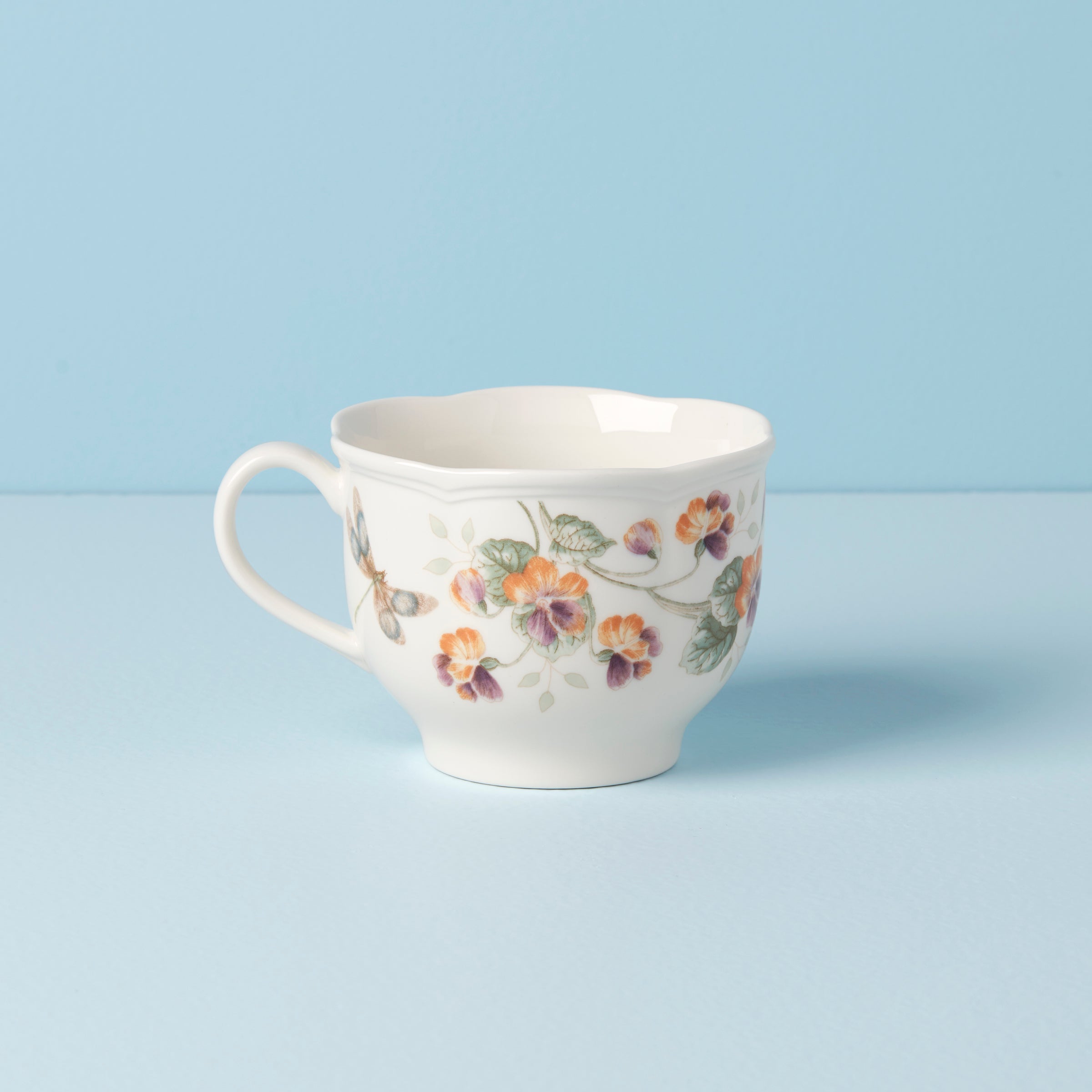 Lenox Heritage Lenox Heritage Butterfly Meadow Latte Mugs, Set of 2 - Image 3
