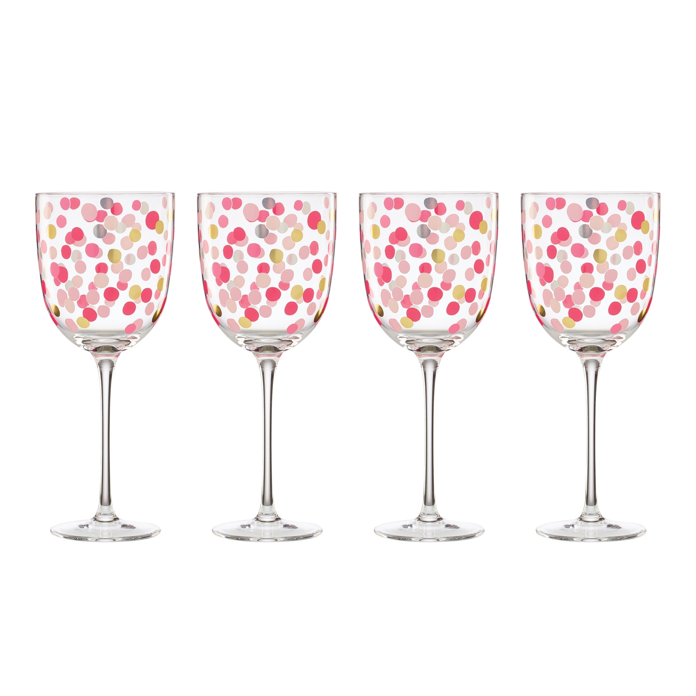 Lenox Heritage Lenox Heritage It's Raining Confetti Wine Glasses, Set of 4 - Image 3