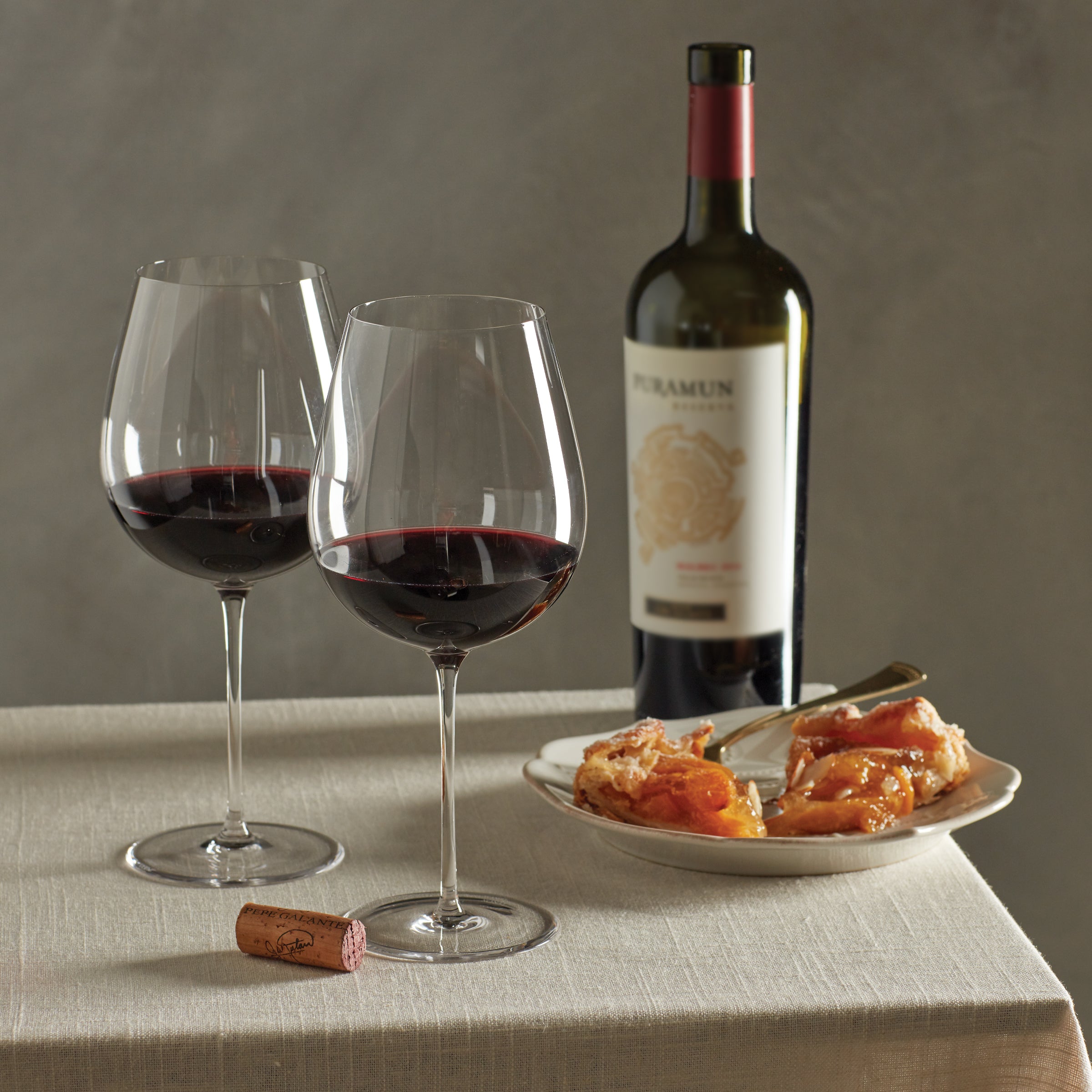 Lenox Heritage Lenox Heritage Tuscany Signature Series Warm Region Wine Glasses, Set of 4 - Image 4