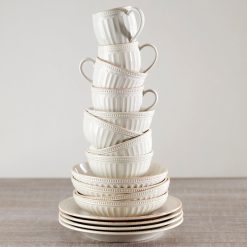 Alternative view of Lenox Heritage Lenox Heritage French Perle Groove White 12-Piece Dinnerware Set