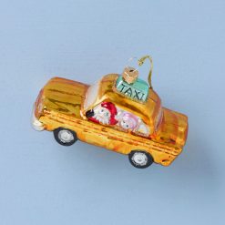 Lenox Heritage Lenox Heritage Retro Blown Glass Taxi Ornament