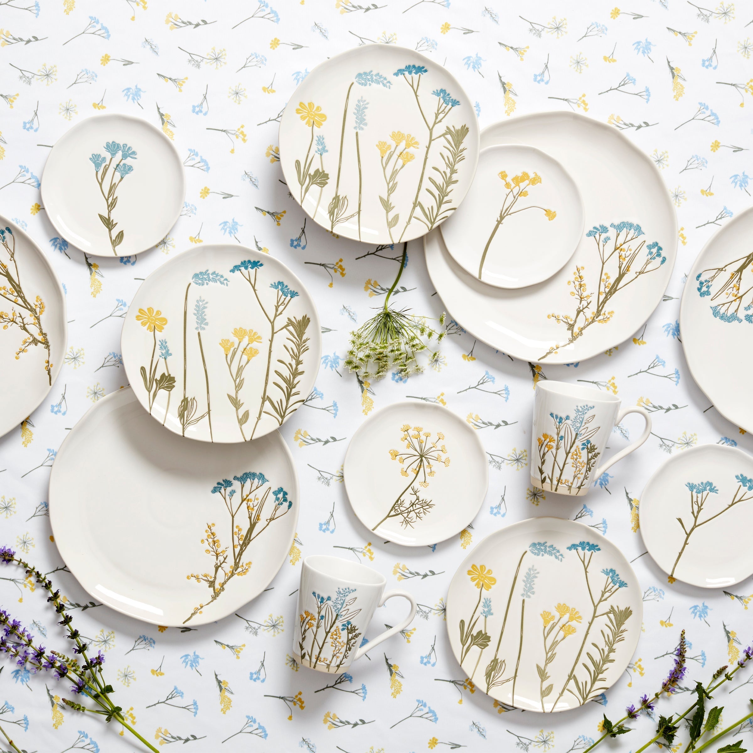 Lenox Heritage Lenox Heritage Wildflowers Tidbit Plates, Set of 4 - Image 5