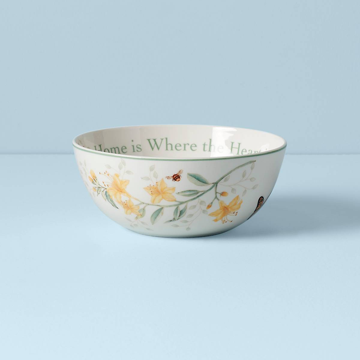 Lenox Heritage Lenox Heritage Butterfly Meadow Home is Where The Heart is Bowl