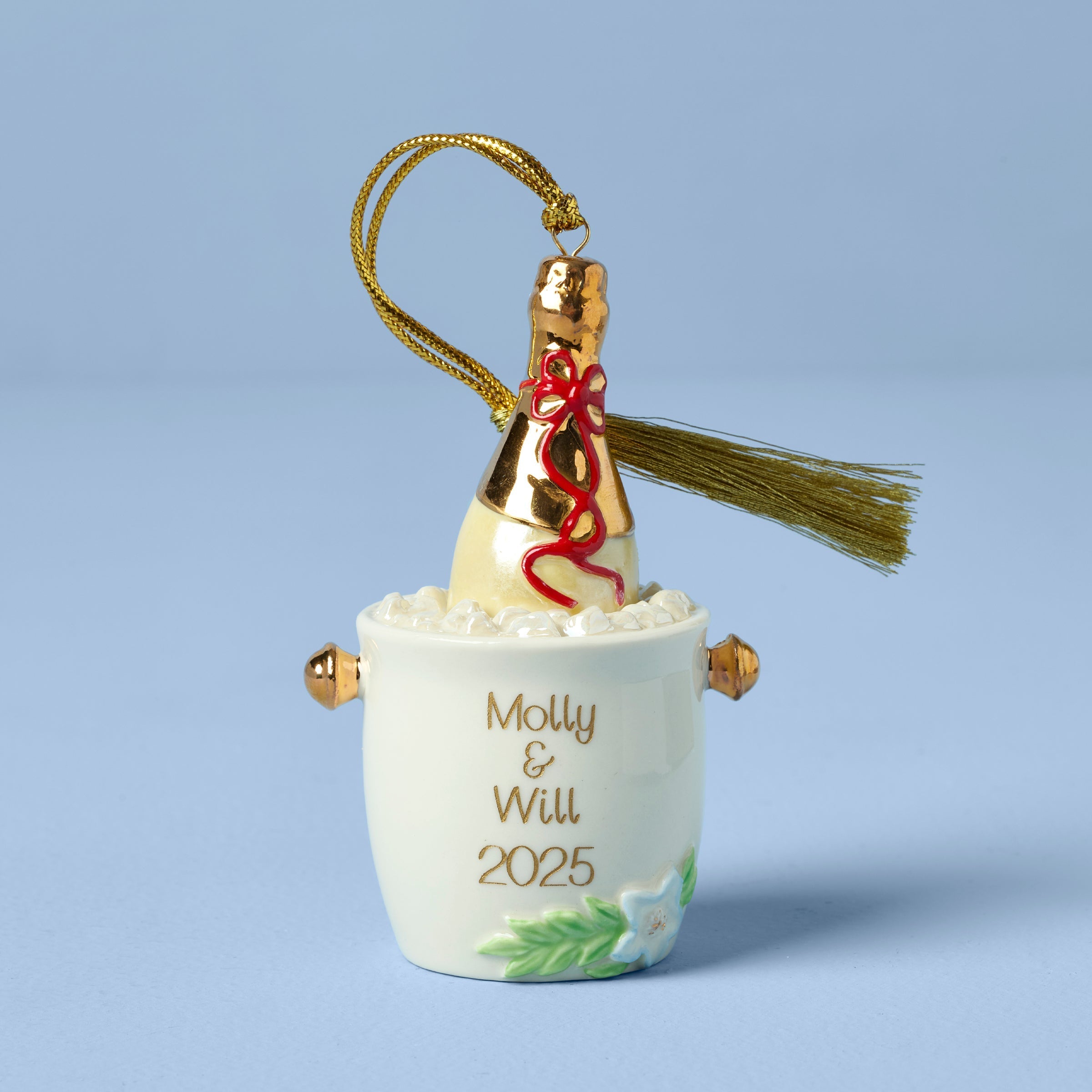 Lenox Heritage Lenox Heritage Personalized Champagne Bucket Ornament