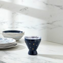 Alternative view of Lenox Heritage Lenox Heritage Blue Bay Dot Stainless Steel Cocktail Tumbler