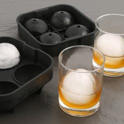 Lenox Heritage Lenox Heritage Black 4 Sphere Silicone Ice Mold