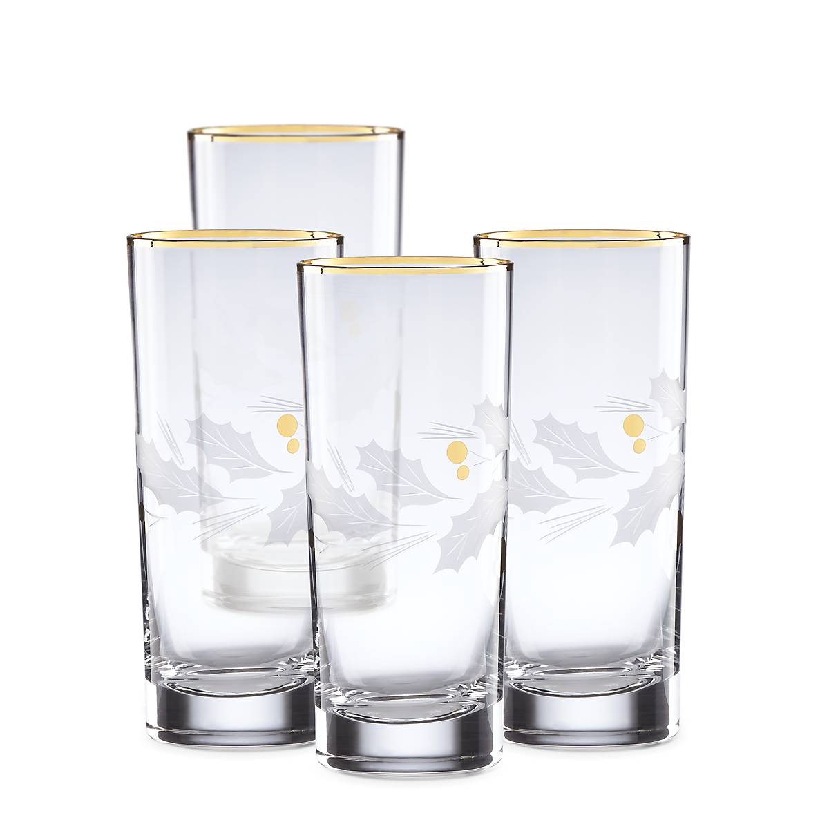 Lenox Heritage Lenox Heritage Holiday Gold Highball Glasses, Set of 4 - Image 2