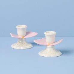 Lenox Heritage Lenox Heritage Butterfly Meadow Candlestick Holders, Set of 2