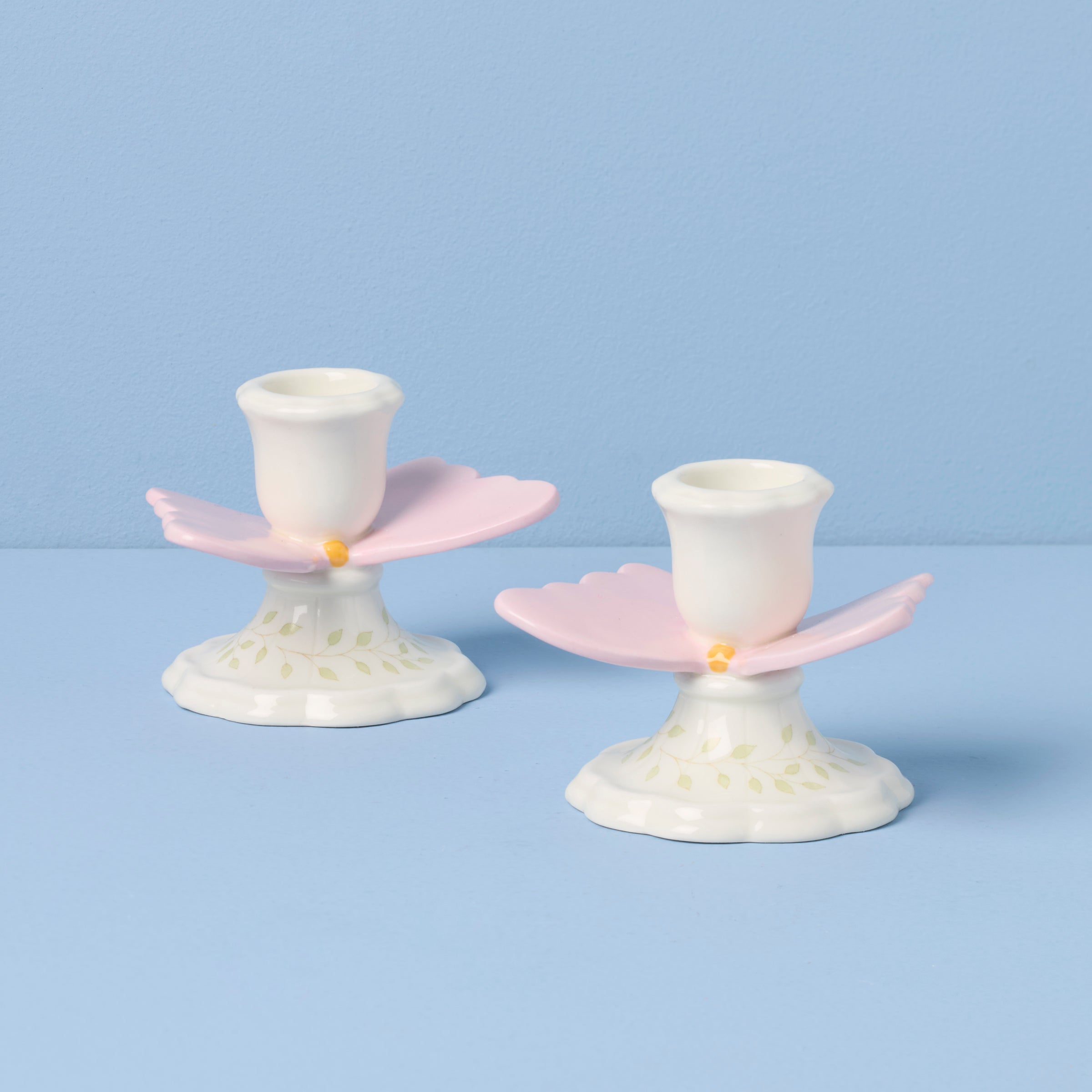 Lenox Heritage Lenox Heritage Butterfly Meadow Candlestick Holders, Set of 2