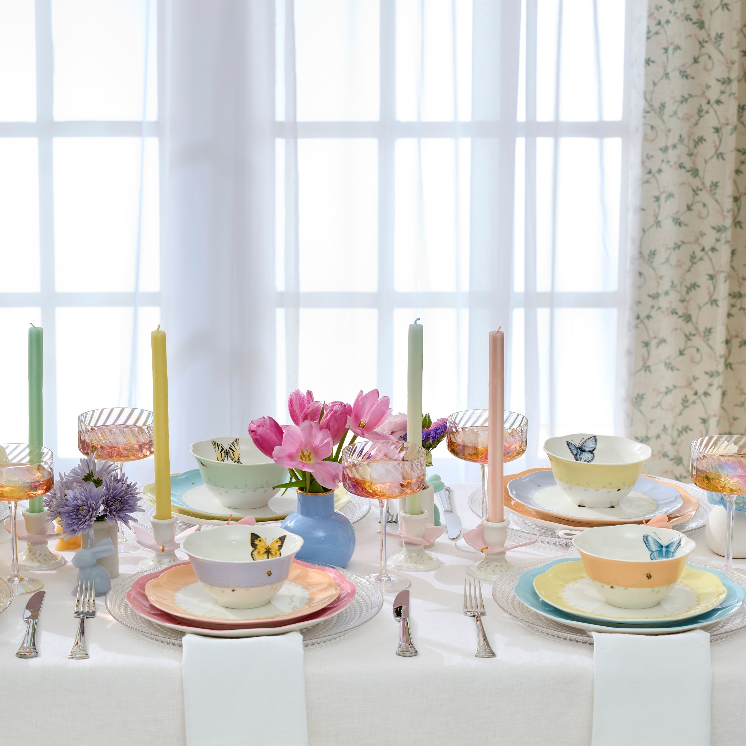 Lenox Heritage Lenox Heritage Butterfly Meadow Colors 18-Piece Dinnerware Set - Image 2