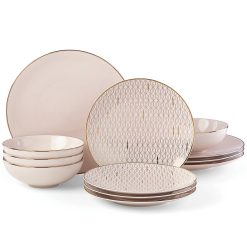 Lenox Heritage Lenox Heritage Trianna Blush 12-Piece Dinnerware Set