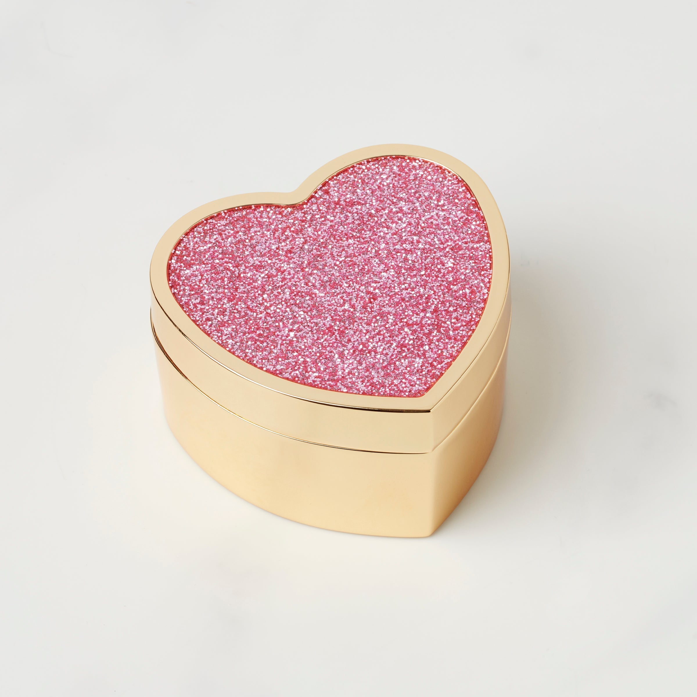 Lenox Heritage Lenox Heritage Sitting Pretty Pink Glitter Heart Box