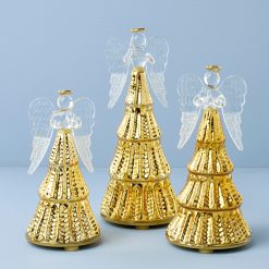 Lenox Heritage Lenox Heritage Radiant Light Lit Angel Figurines 3-Piece Set