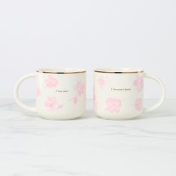 Lenox Heritage Lenox Heritage Spring Pansies Mugs, Set of 2