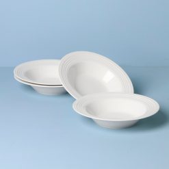 Lenox Heritage Lenox Heritage Tin Can Alley Rimmed Soup Bowls, Set of 4