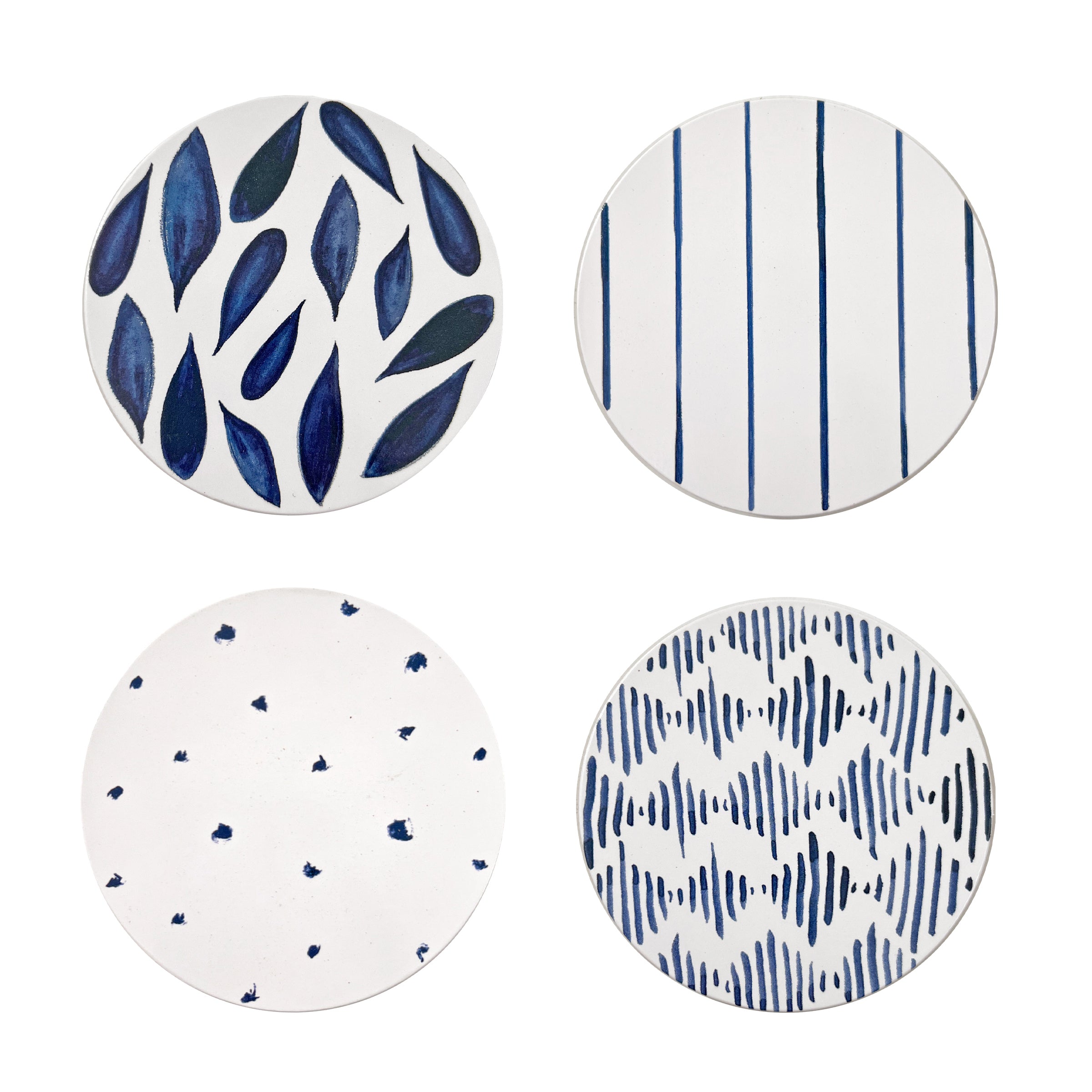 Lenox Heritage Lenox Heritage Blue Bay Corkback Coasters, Set of 4