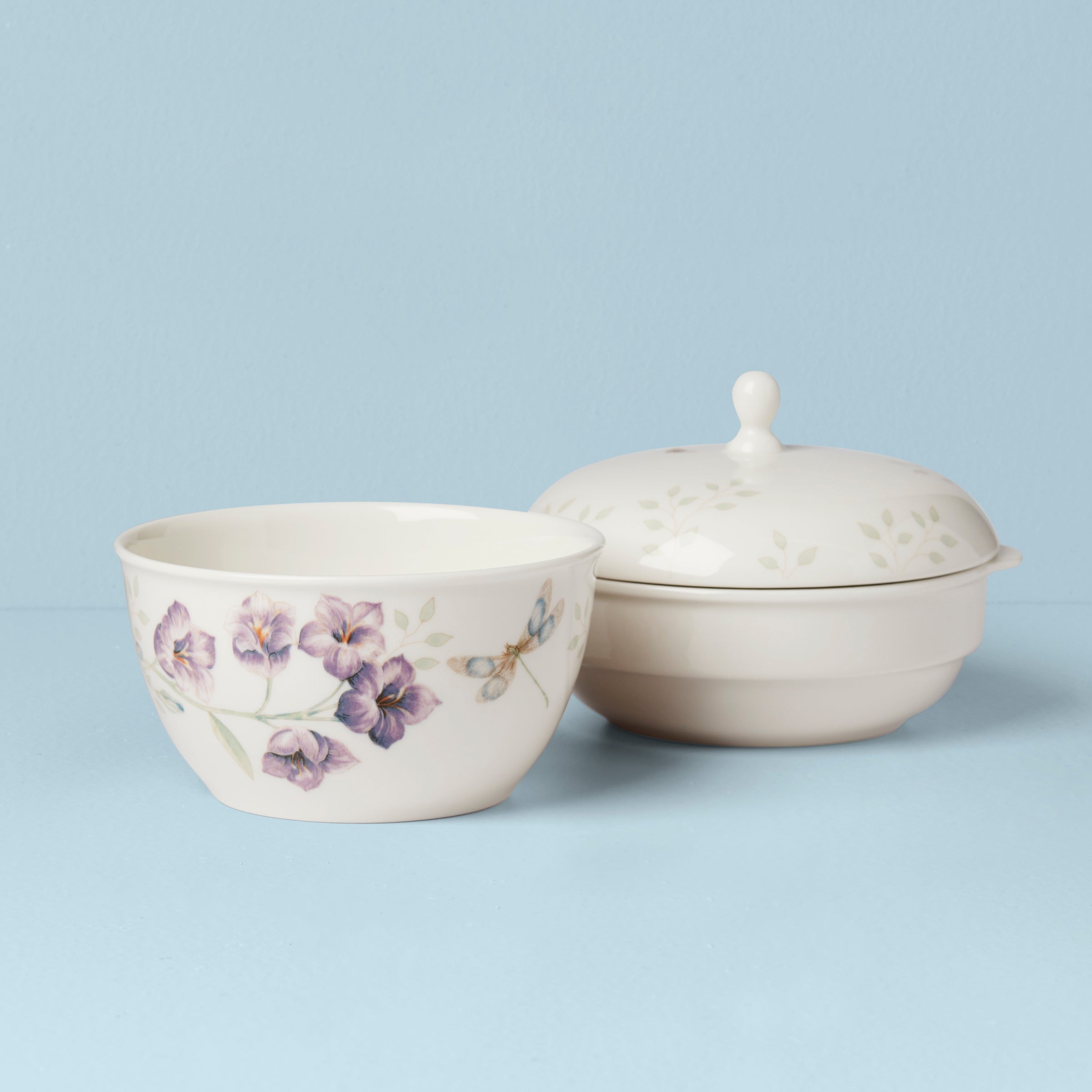 Lenox Heritage Lenox Heritage Butterfly Meadow 3-Piece Stackable Bowl Set - Image 3