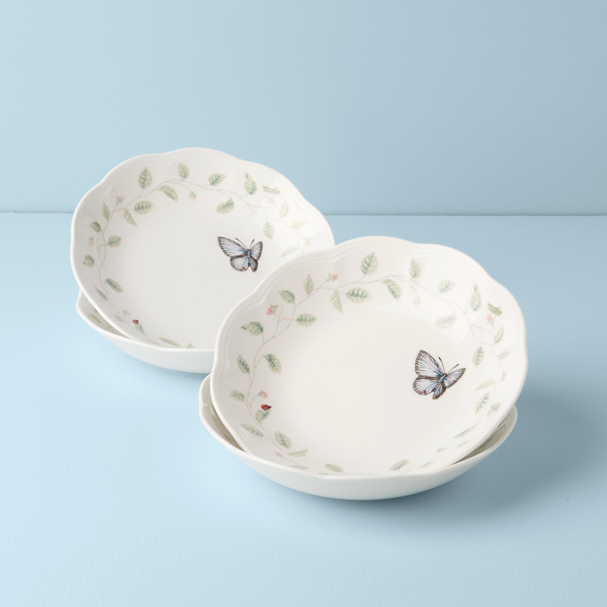 Lenox Heritage Lenox Heritage Butterfly Meadow Pasta Bowls, Set of 4
