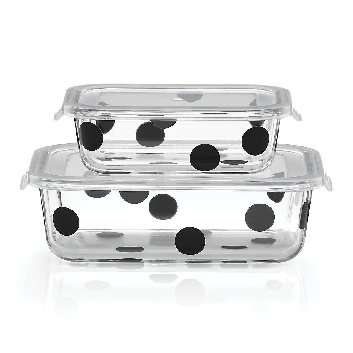 Lenox Heritage Lenox Heritage Deco Dot 2-Piece Rectagular Storage Set