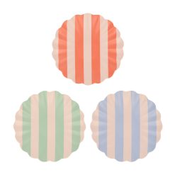 Lenox Heritage Lenox Heritage Stripey Assorted Bamboo Small Plates, Set of 6