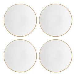 Lenox Heritage Lenox Heritage Trianna White Coupe Salad Plates, Set of 4
