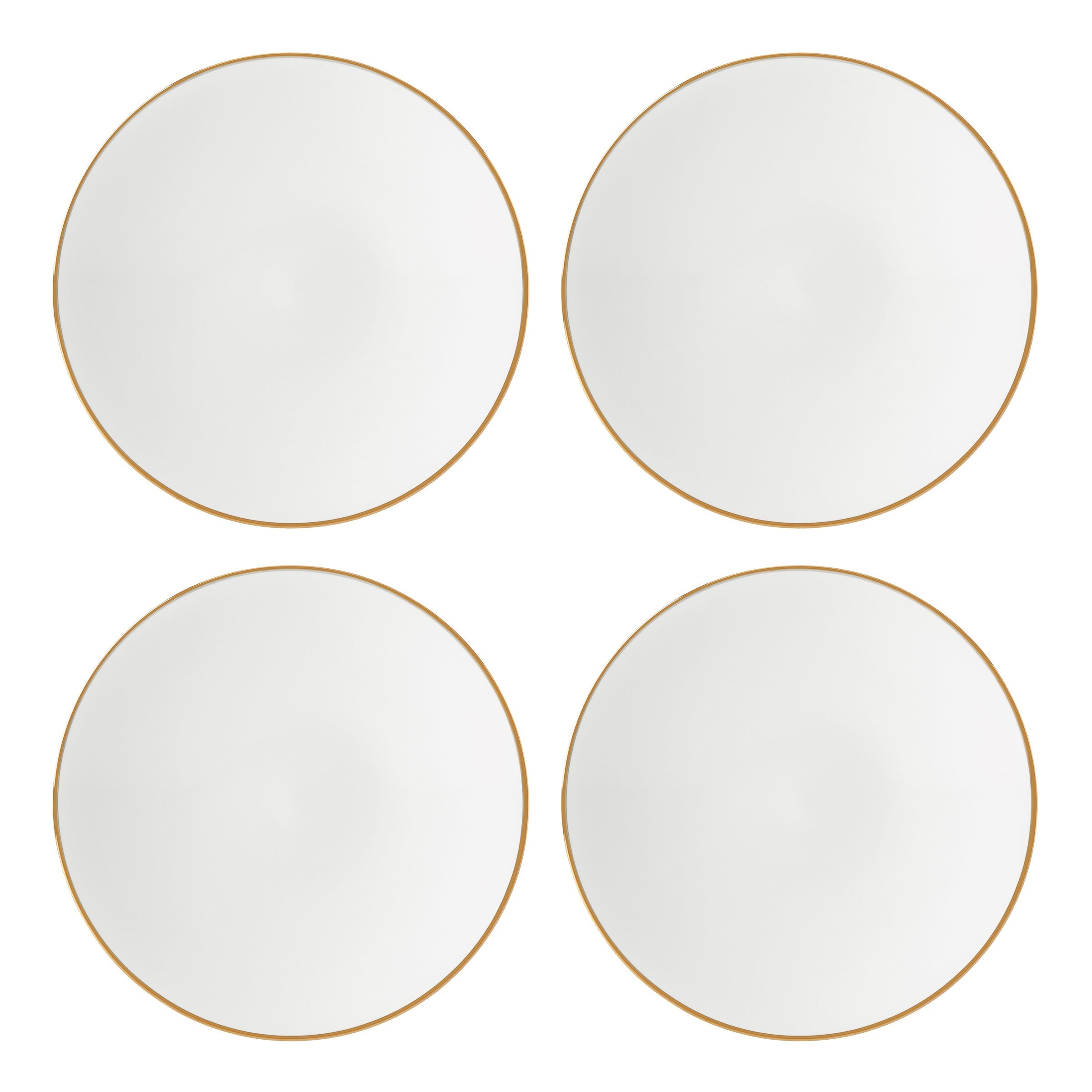 Lenox Heritage Lenox Heritage Trianna White Coupe Salad Plates, Set of 4
