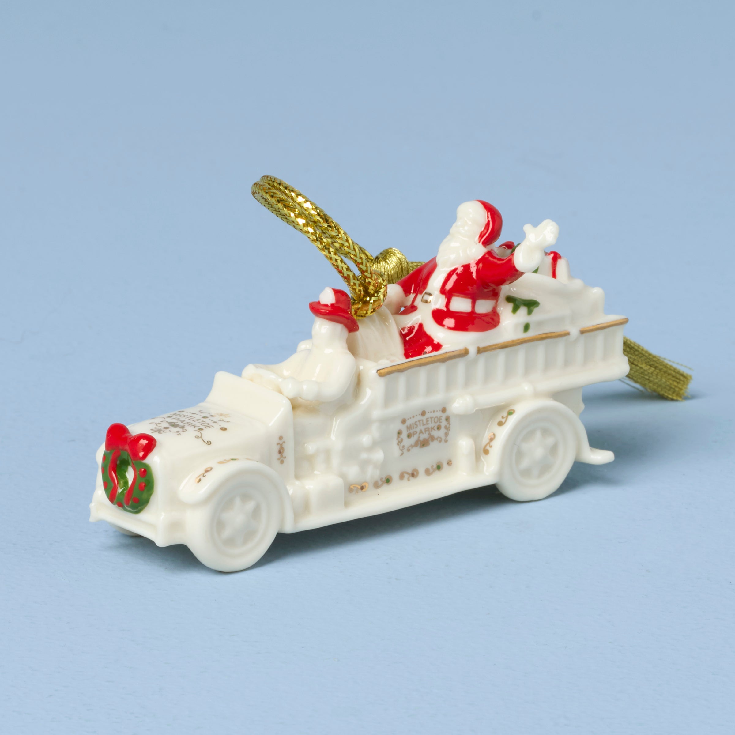 Lenox Heritage Lenox Heritage Mistletoe Park Fire Truck Ornament - Image 2