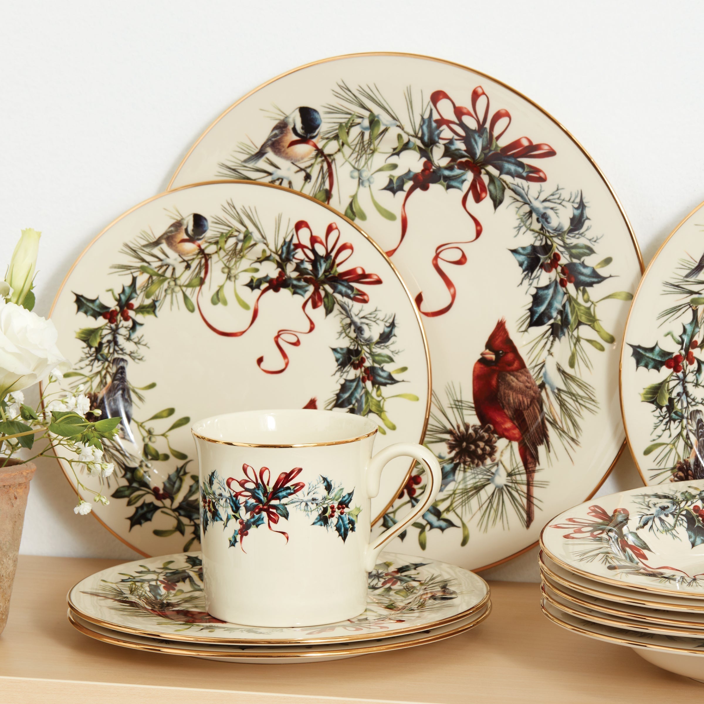 Lenox Heritage Lenox Heritage Winter Greetings Salad Plates, Set of 4 - Image 8