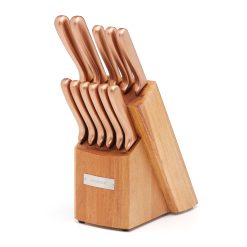 Lenox Heritage Lenox Heritage Copper 12-Piece Cutlery Block Set