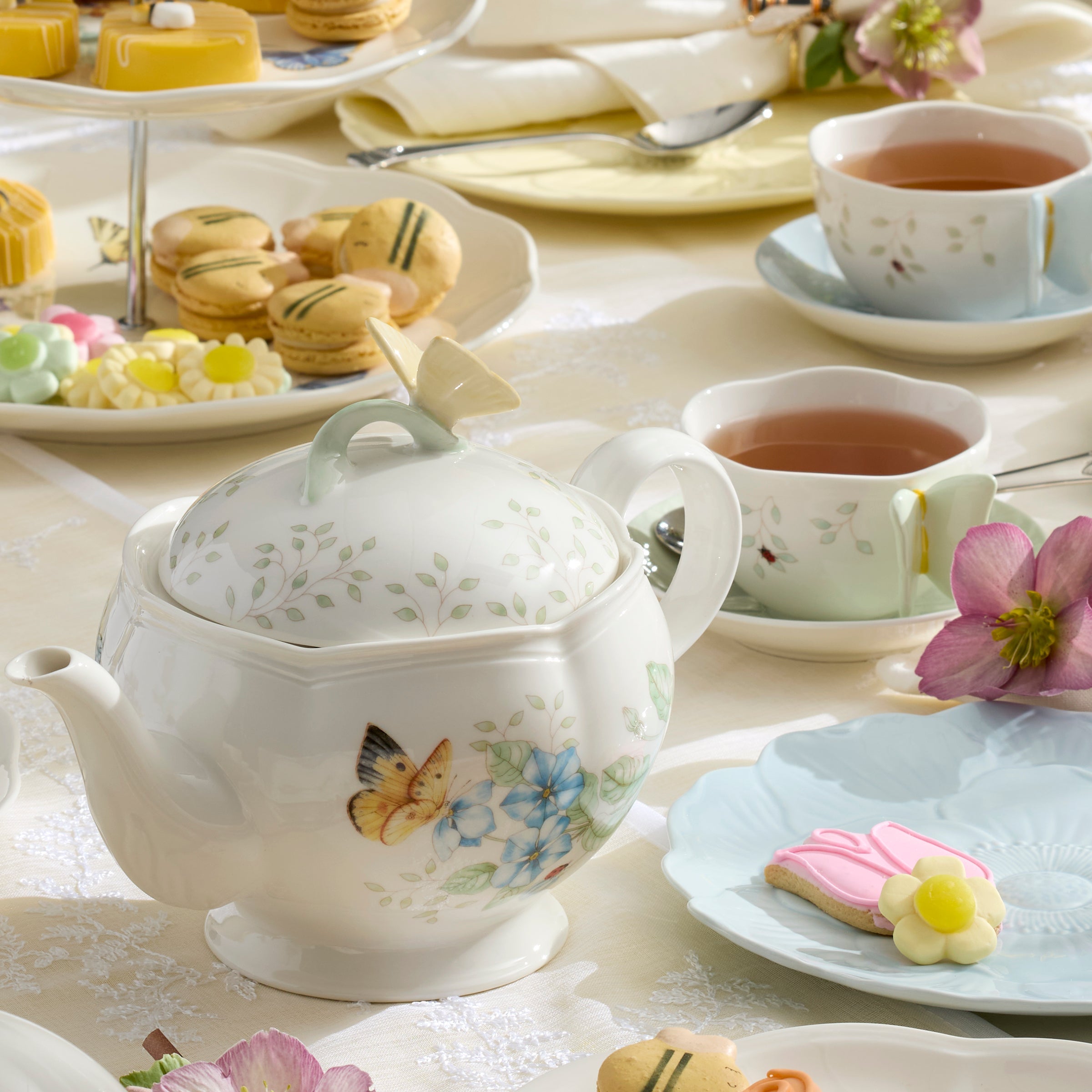 Lenox Heritage Lenox Heritage Butterfly Meadow Teapot - Image 5