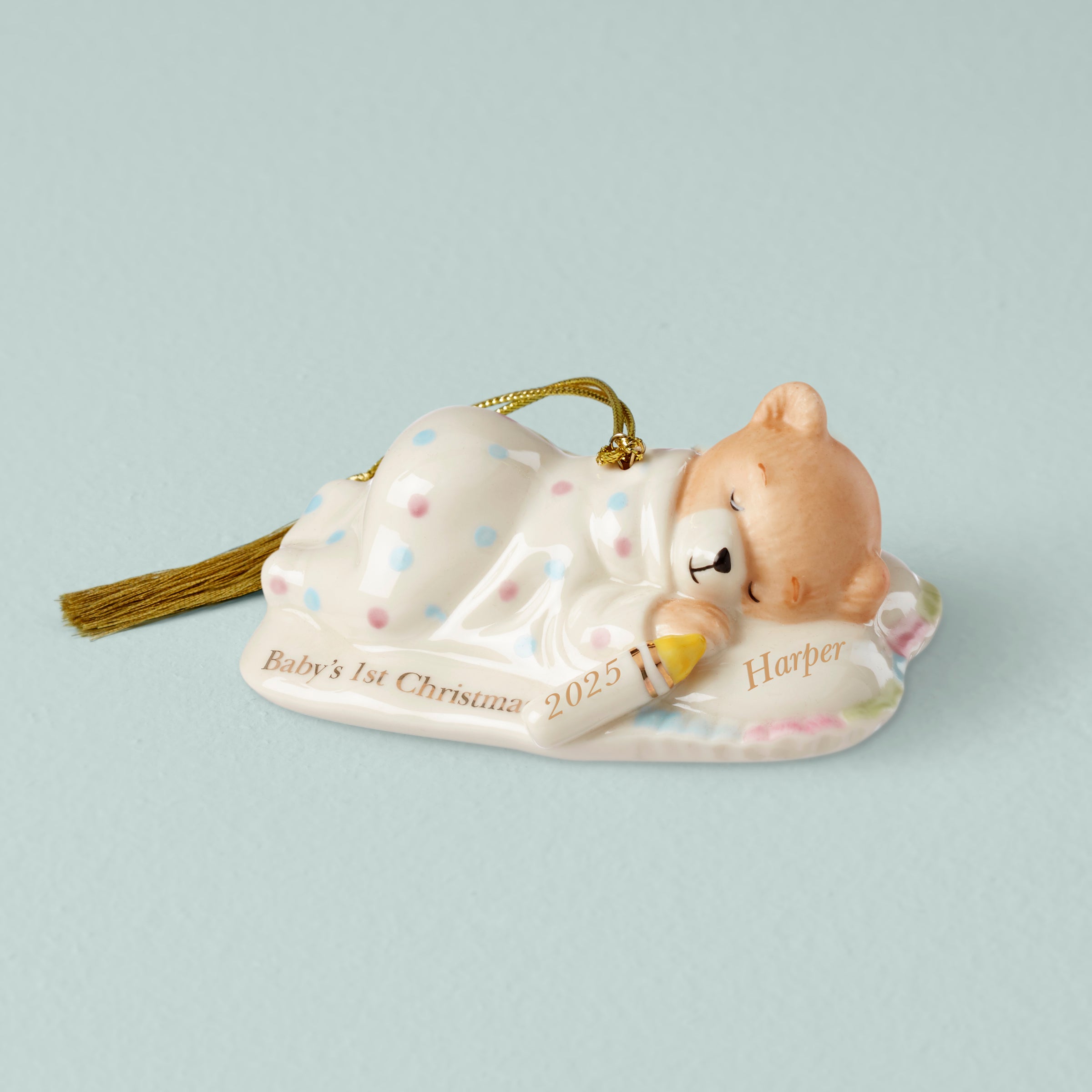 Lenox Heritage Lenox Heritage Personalized Baby's Teddy Bear Ornament