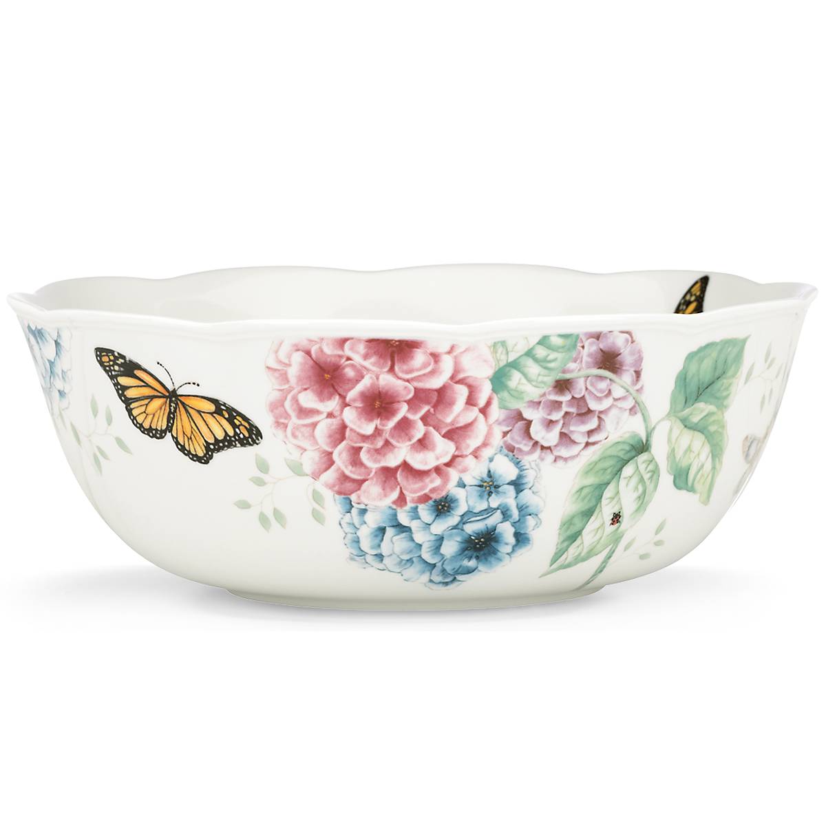 Lenox Heritage Lenox Heritage Butterfly Meadow Hydrangea Large Serving Bowl - Image 3