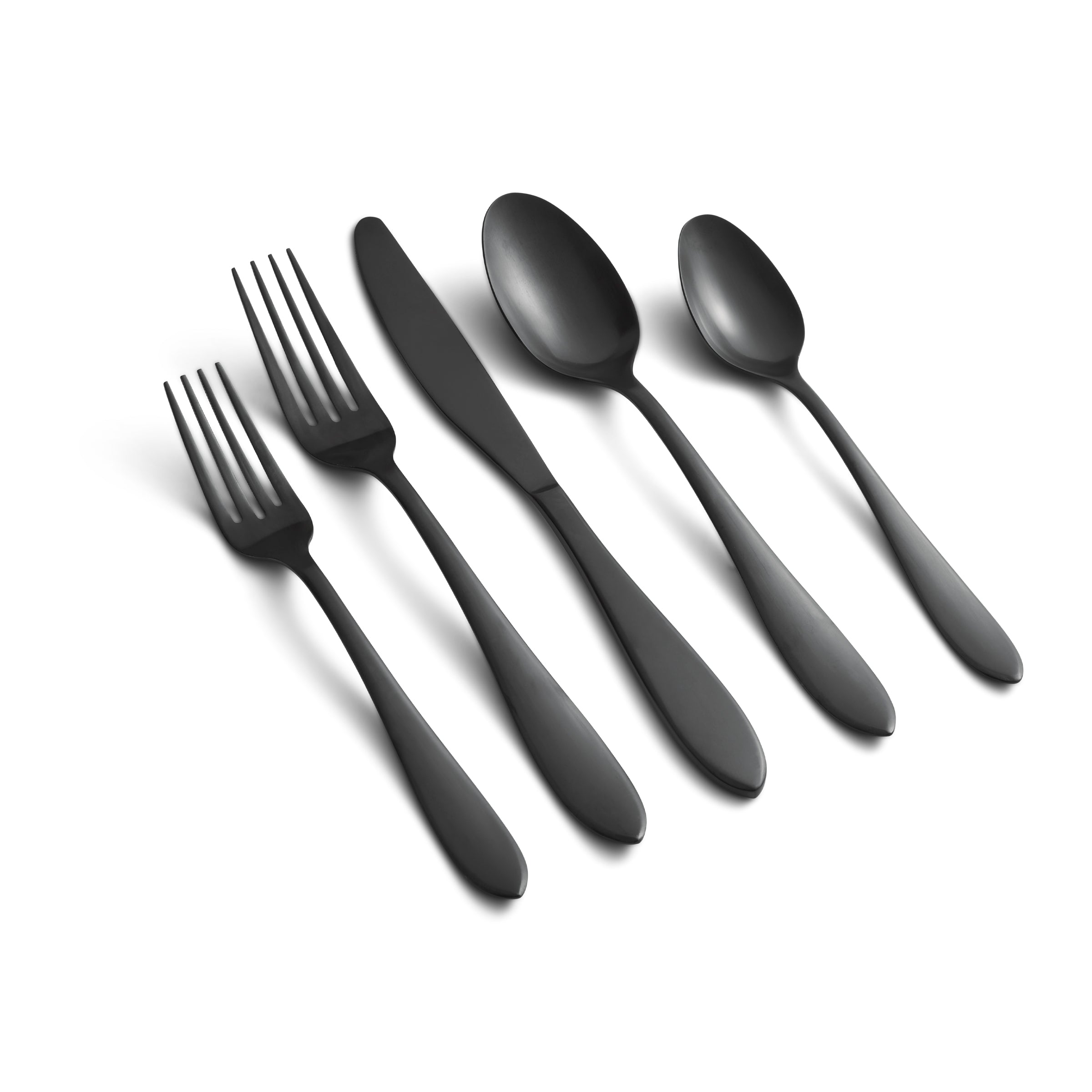Lenox Heritage Lenox Heritage Delia Black Satin 20-Piece Flatware Set